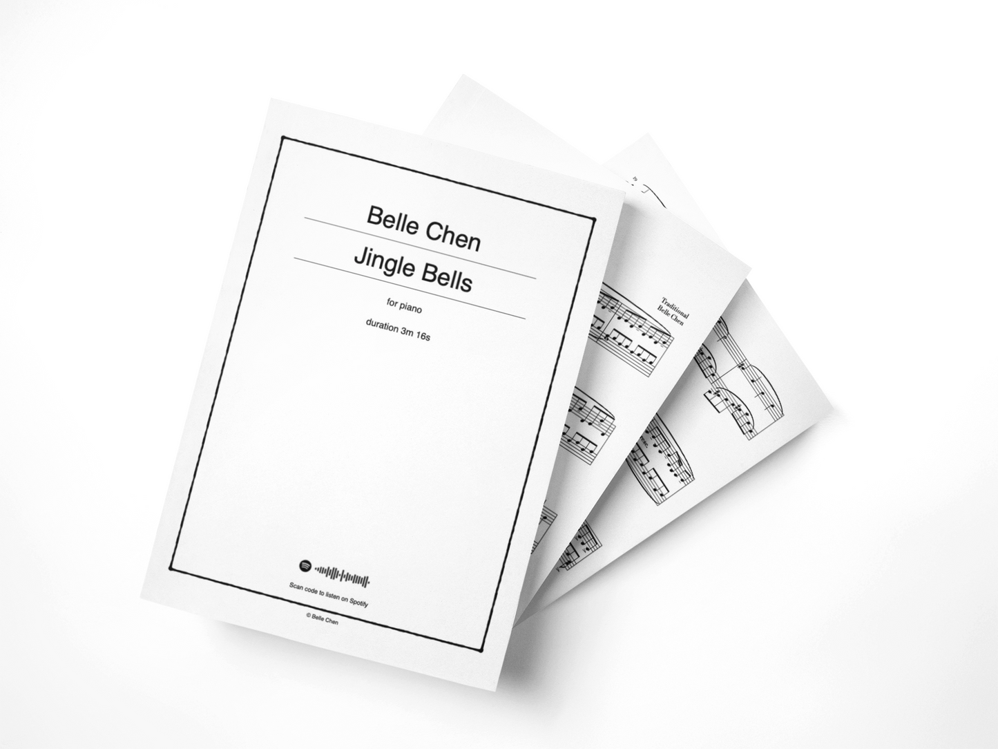 Digital Piano Score - Jingle Bells (Belle Chen Rework)
